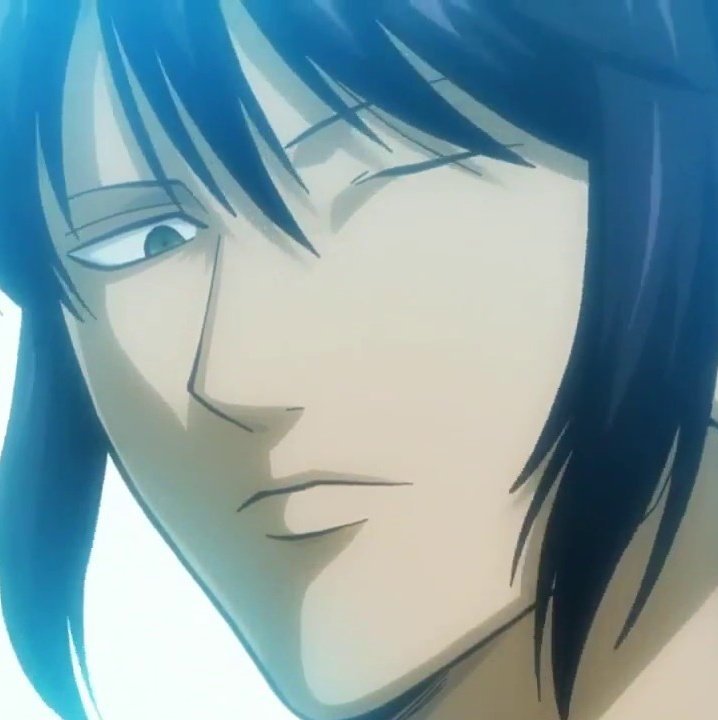 His hairstyle post SA arc resembles the one from his Shoka Sonjuku/Joui days aka the happiest years of his life. He has loosened up and his soul is no longer filled with crazy amounts of dread. He's back to just being a runt punk.