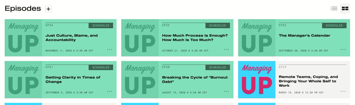 Hey folks, we've missed sharing our conversations with you, and we're back starting Wednesday, with episodes both recent and from the "before times" that we feel are still relevant. Stay tuned, lots of great stuff in the coming weeks/months!