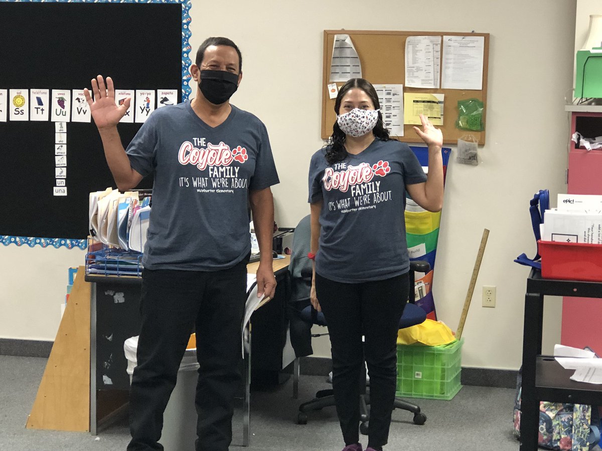 eyeonliteracy's tweet image. Today @McWhorterES we had an amazing #cfbfirstday of school!  Our young coyotes we ready and excited about joining us remotely.  Many of our kids did not want to leave the google meets call!  We’re off to a great start! @DrChapmanCFBISD @CFBISD #TogetherWeCan