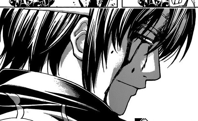 I think his fight with Gintoki was the peak of his anger. It was a fight to let everything out. It's kind of ironic how such a ruthless fight between two ex best friends was the first step towards his soul –and, to an extent, Gintoki's soul as well– easing up from that pain.