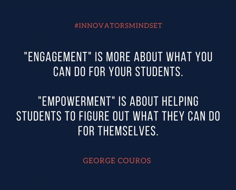 MagsimumEffort's tweet photo. Engagement and empowerment. Getting to empowerment might not always look pretty, but our students and our teaching will be better for the journey. @Warrior_Teacher #SASE680 https://t.co/VeZlJyXZnJ