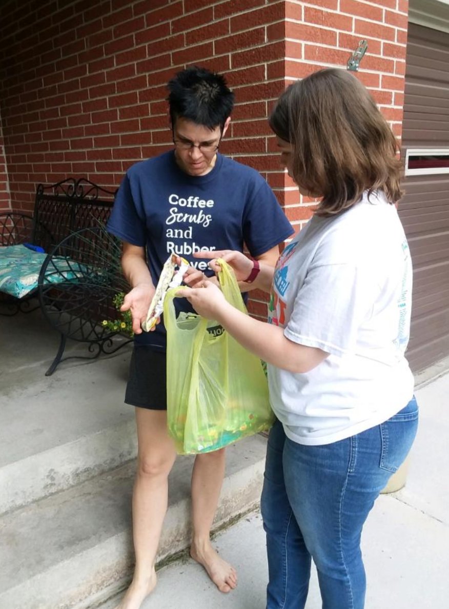 RoadRulesCamp's tweet photo. Elizabeth delivered her headbands this weekend to Grand Island VA Medical Center and Emmanuel-Faith School in York! It's awesome to see the work that we did moving out into the world and making a difference. We'd love to see where your donations go, so don't forget to share! https://t.co/MAQCqLmy5p