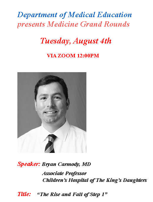 AmeetRKini's tweet photo. Recently @jbcarmody presented Grand Rounds at my institution @LoyolaHealth on "The Rise and Fall of Step 1". No one is more knowledgeable on this subject &amp; there isn't a more effective student advocate. He has kindly put a version online, so don't miss it!
https://t.co/oS7BwgF4v1 https://t.co/s5pj1NgVzY
