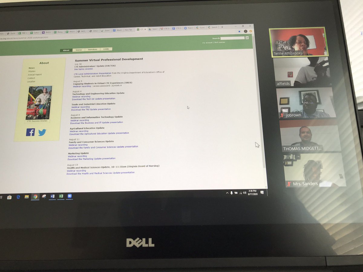 PHS_CrimsonWave's tweet image. The CTE department met today to discuss resources that can be used with virtual instruction.#WeWillBeReady #InstructionalResources