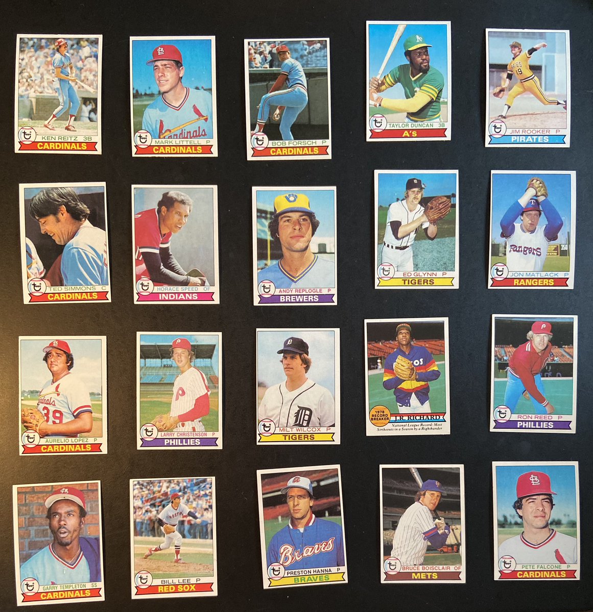 ScribSports's tweet photo. The bad news: I discovered that I needed a few more cards than I thought for my #79Topps set build.
The good news: Got 13 cards I needed today, plus a number of others to upgrade some creased/dinged up ones I already have.
26 cards left... https://t.co/CemSzuLnHk