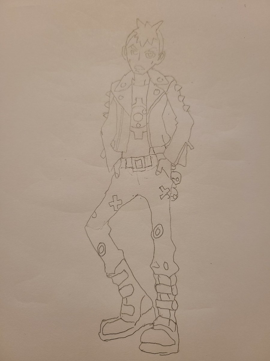 DesginsC's tweet photo. Trainer class punk guy wants to battle! #pokemon #xandy #battleme #mostlikelypoisontypes https://t.co/uxjI7sF4GP