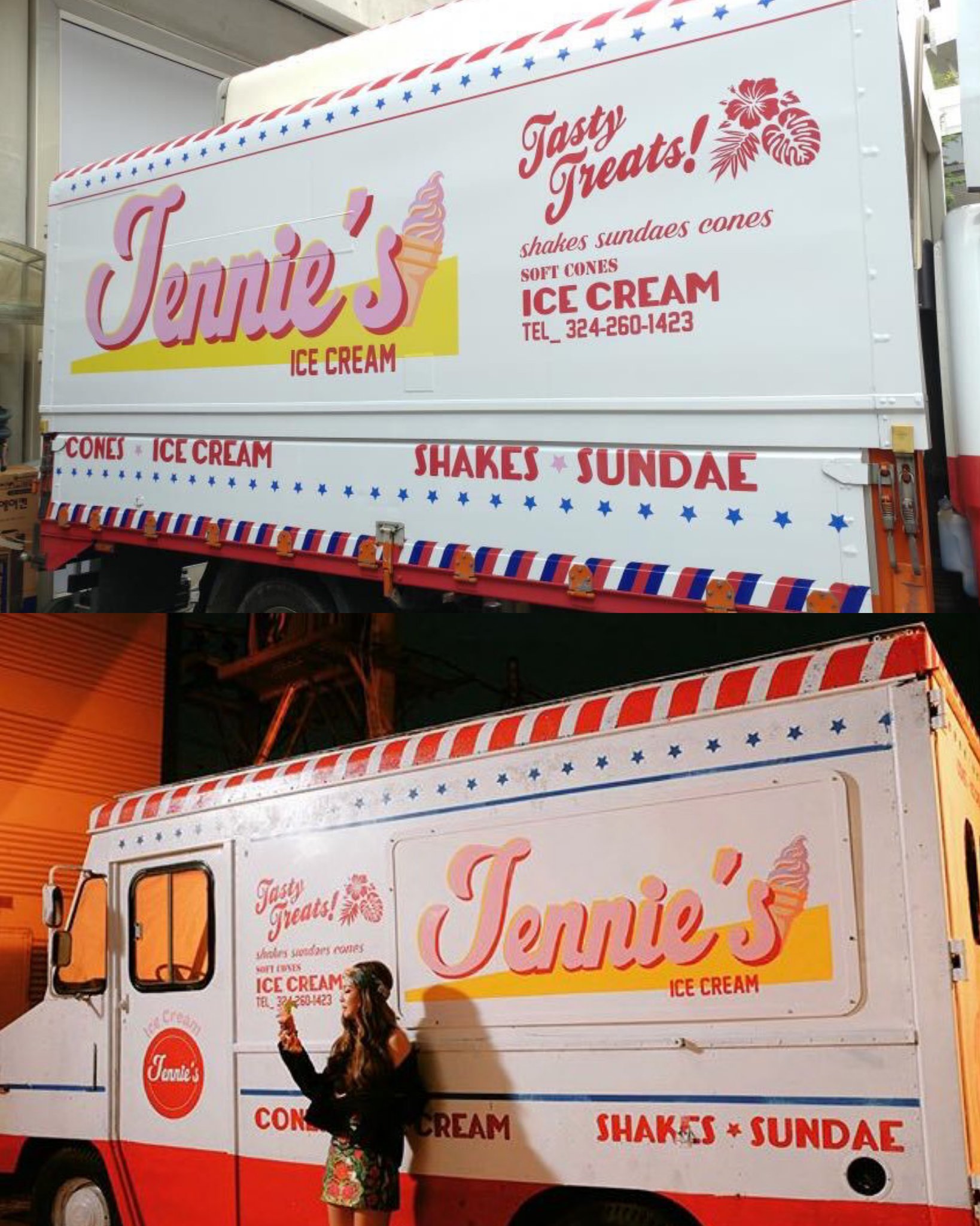 Jennie Rapper On Twitter From Jennie Ice Cream Truck To Selpink Ice Cream Truck Blackpink Selenagomez
