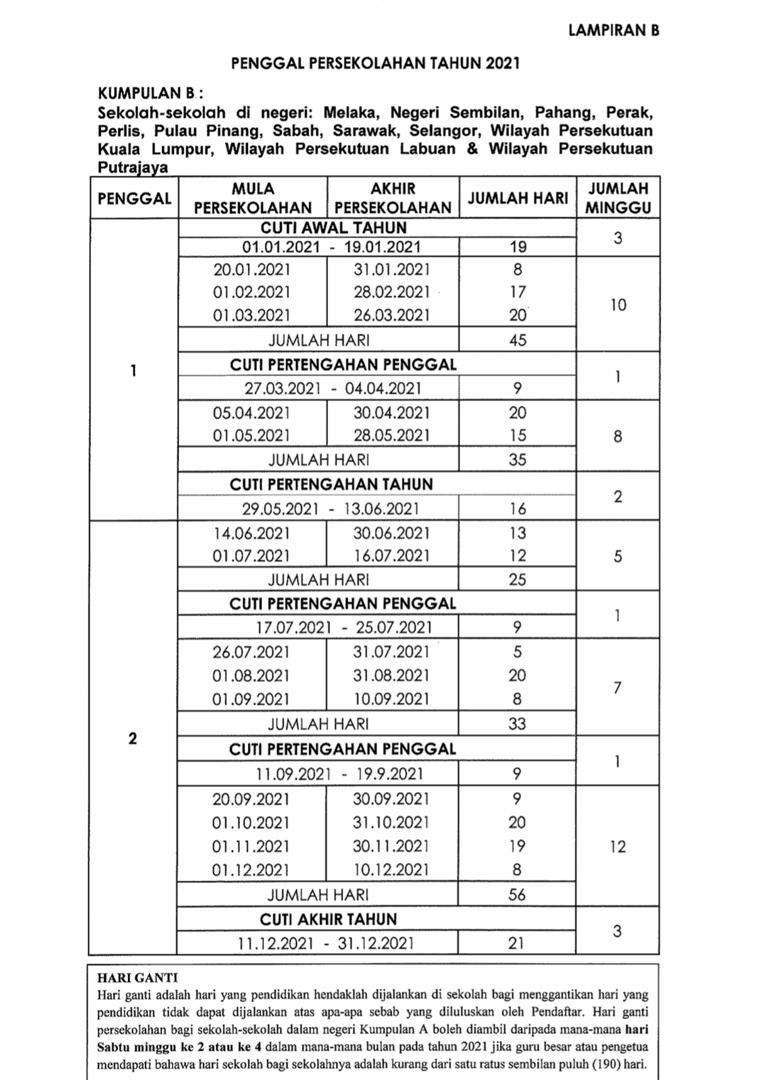 School holiday 2022 malaysia School academic