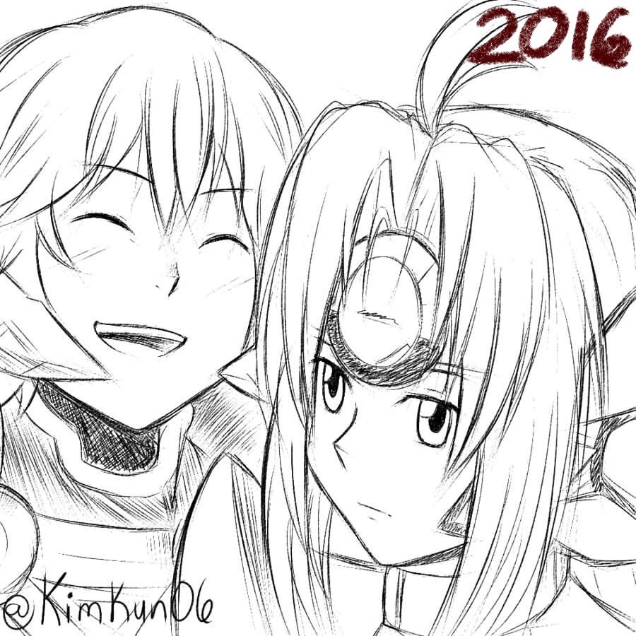 Fiora and KOS-MOS redraws from 4 years ago, thanks to everyone who dropped by the stream today!

#Xenoblade #PXZ2 