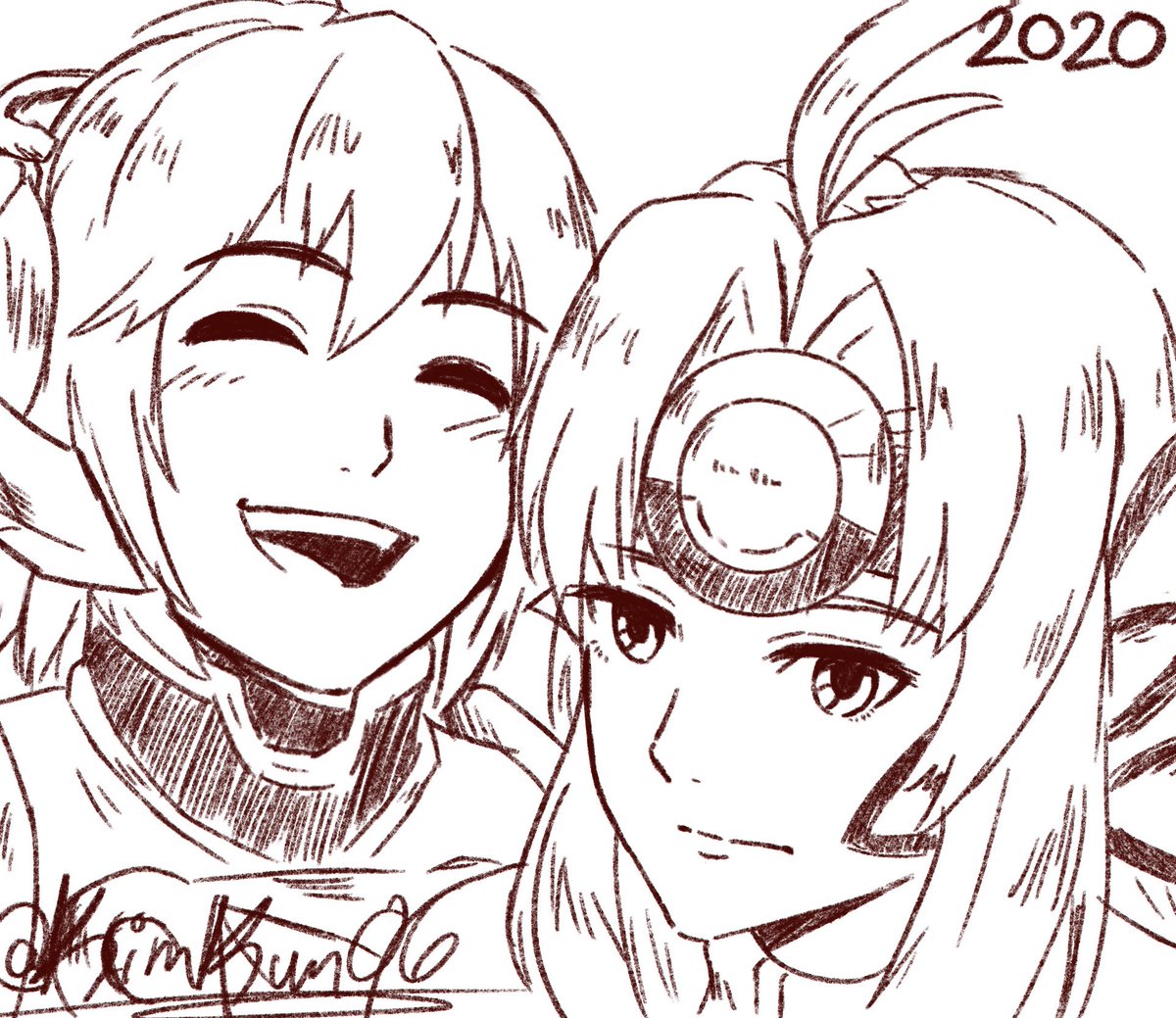 Fiora and KOS-MOS redraws from 4 years ago, thanks to everyone who dropped by the stream today!

#Xenoblade #PXZ2 