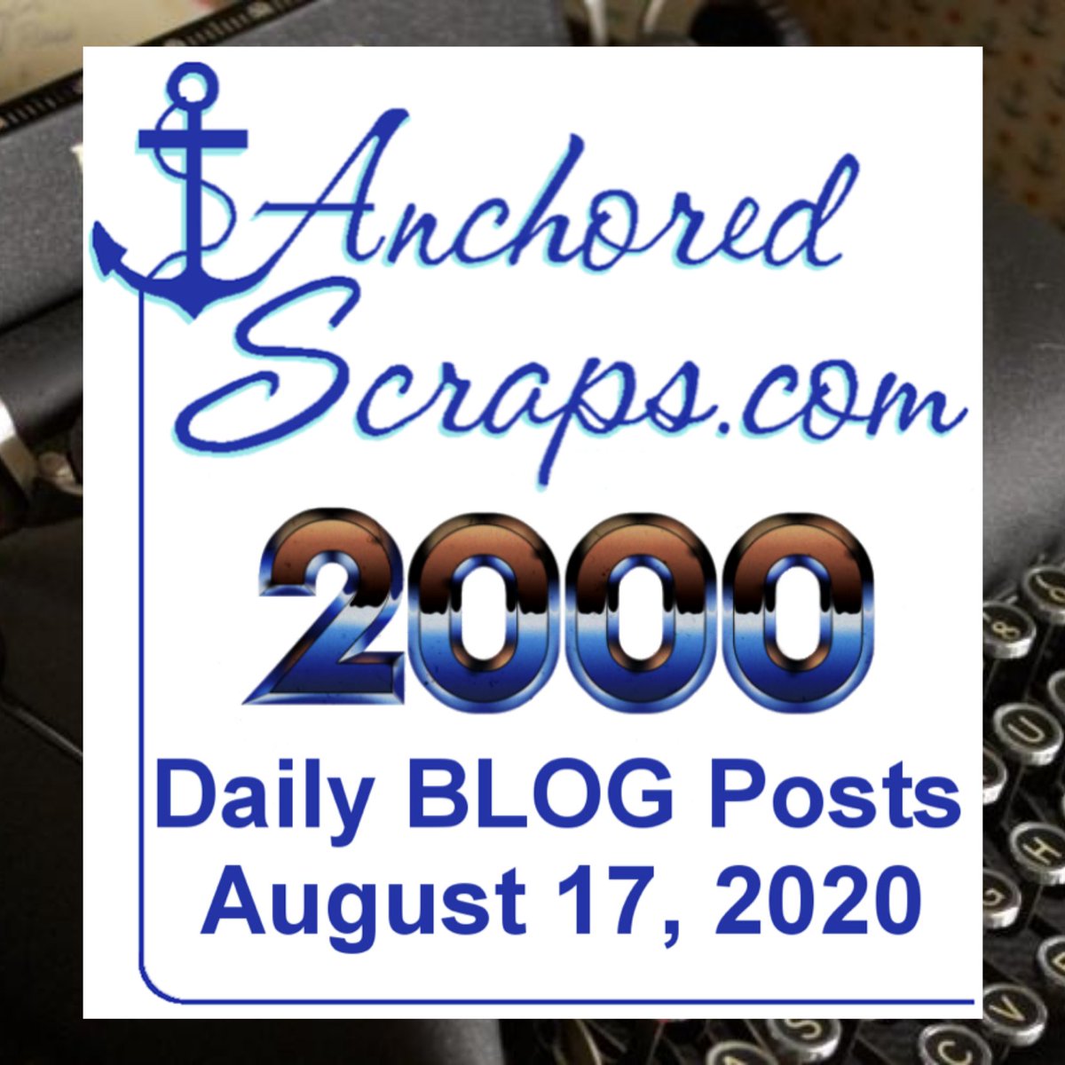 HelensStudio's tweet image. Celebrating @AnchoredScraps #2000 daily blog post Milestone Today! @MackCollier @JoyceMSullivan @APS_stamps @usps @BlogYouWant #letterwriting #snailmail #stampcollecting #typewriter #stationery #PMI #blogging #WordPress bit.ly/2Q34Ixu