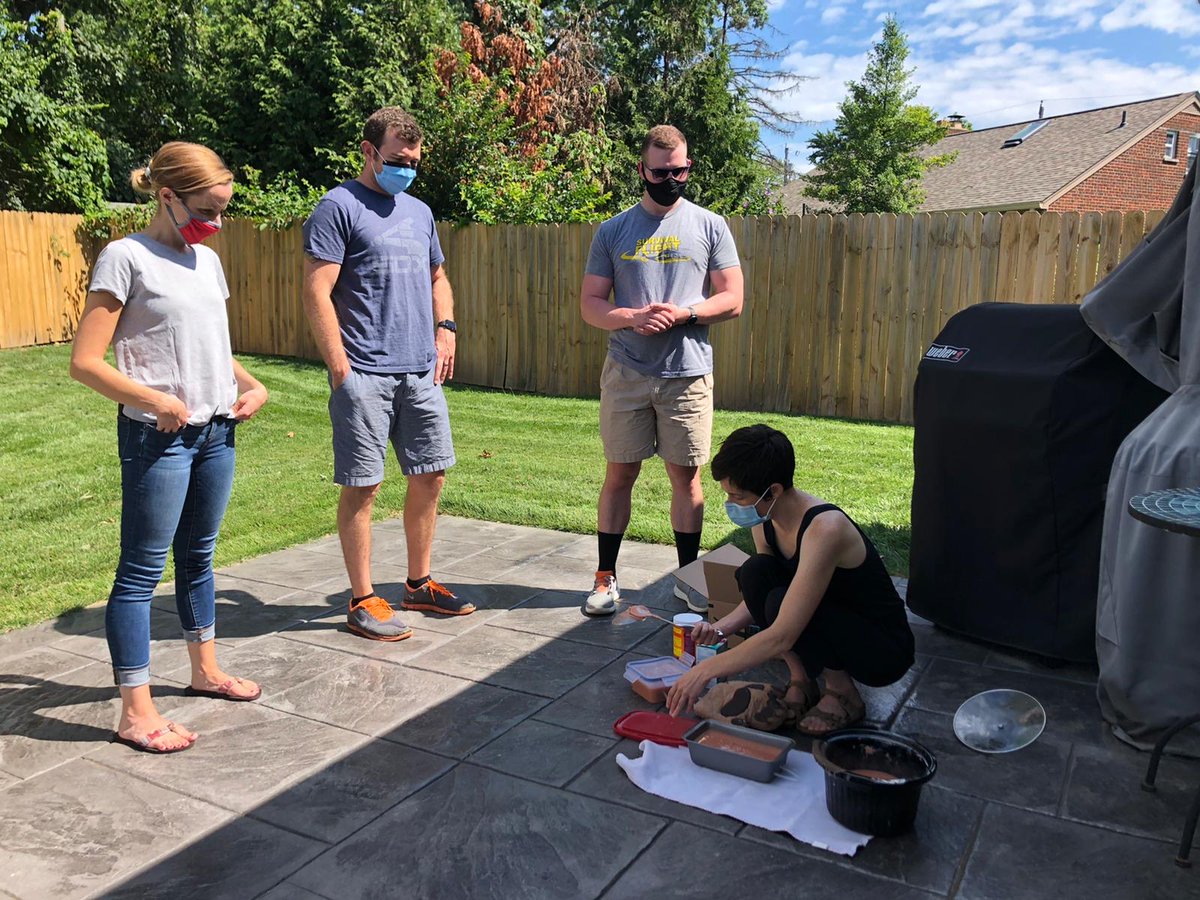 Our second annual fellowship phantom-making workshop is in the books. Our fellows tinkered and perfected their nerve block phantom...spaghetti in balloon in chicken in saran wrap. Added a realistic fascial 'pop' produced with packing tape.