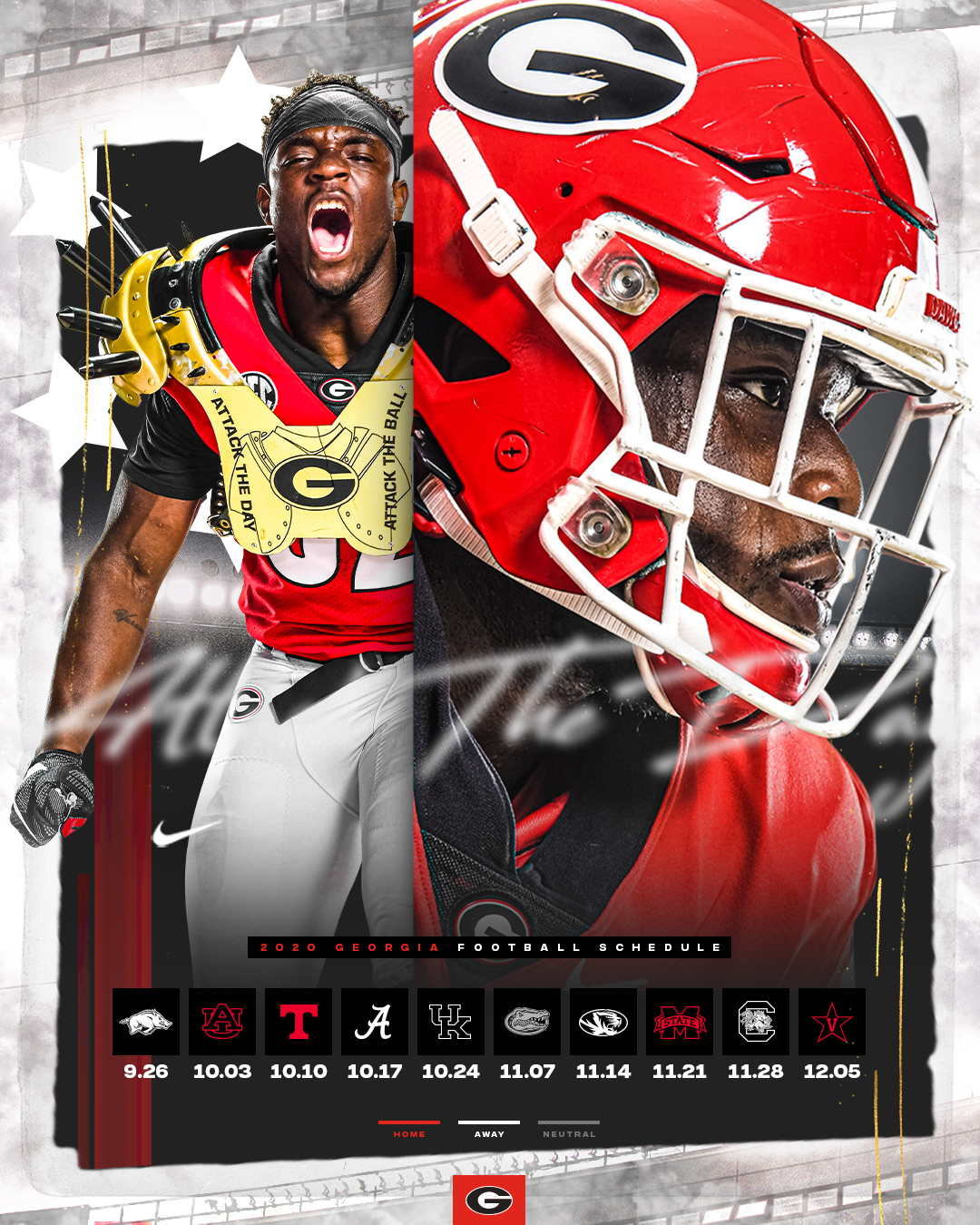 Georgia bulldogs sale schedule 2020