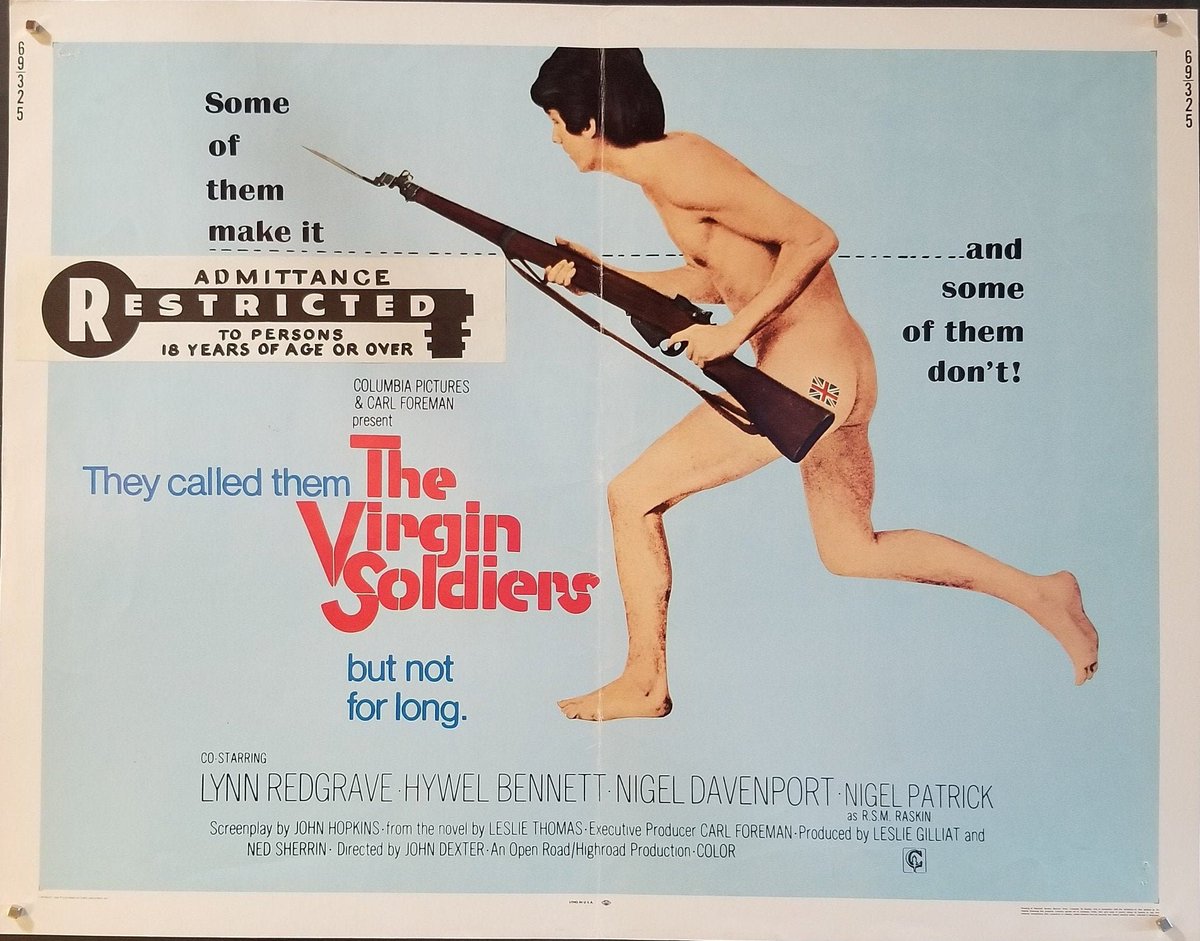 Excited to share the latest addition to my #etsy shop: The Virgin Soldiers-A Rare Original Vintage Poster of 1969s British Anti-War Satire set in Singapore with Lynn Redgrave and Nigel Davenport etsy.me/3h1gzYJ #thevirginsoldiers #british #Satire #Lynnredgrave