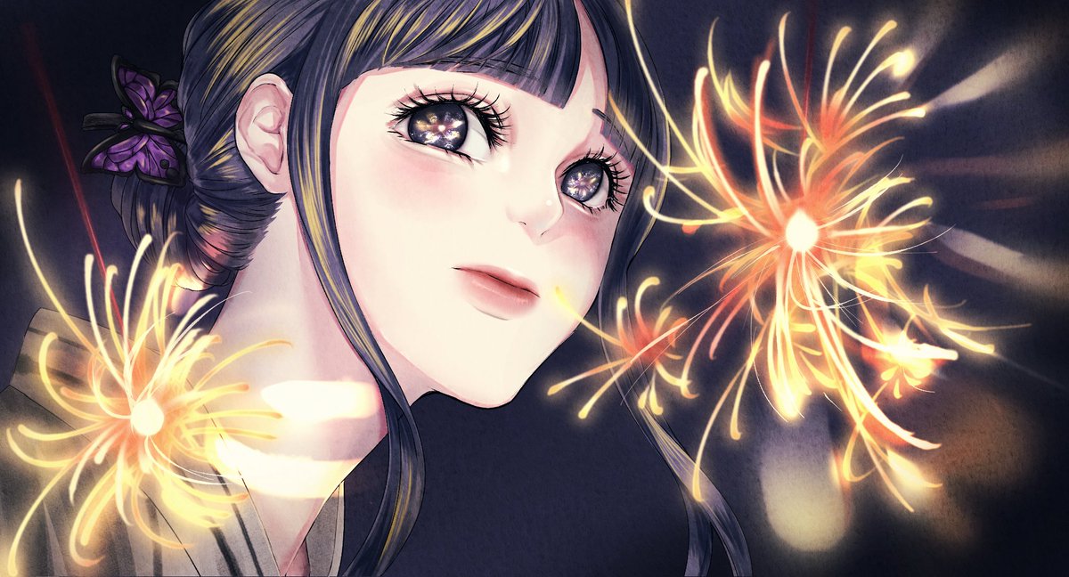 舘番内 On Twitter 最終日 イラスト好きさんと繋がりたい 夏の創作クラスタフォロー祭 女の子のイラストだけで興味を持ってくれる方へ届け 線香花火 遠距離恋愛