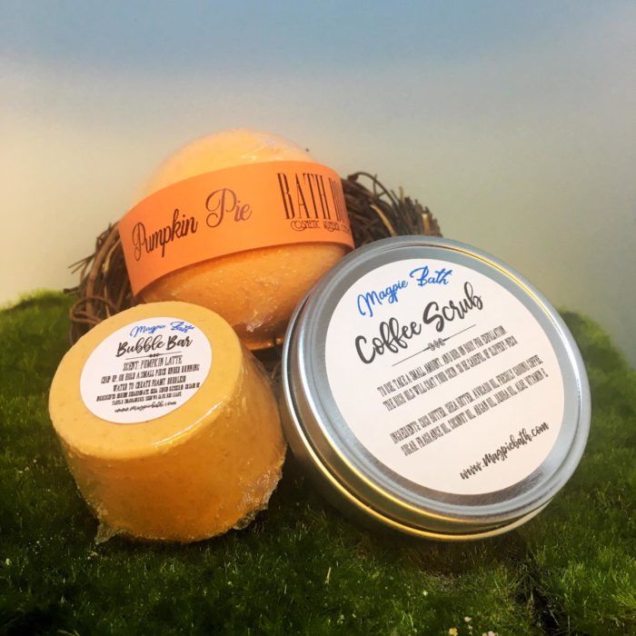 MagpieBath's tweet photo. https://t.co/hv3VYtxxzA
This cute little gift set is part of our fall collection. Quantities are super limited. Go get your #basicbish on now! #fallscents #psl #PumpkinSpice #bathtime #vegan #CrueltyFree https://t.co/B6bCtOQFBb