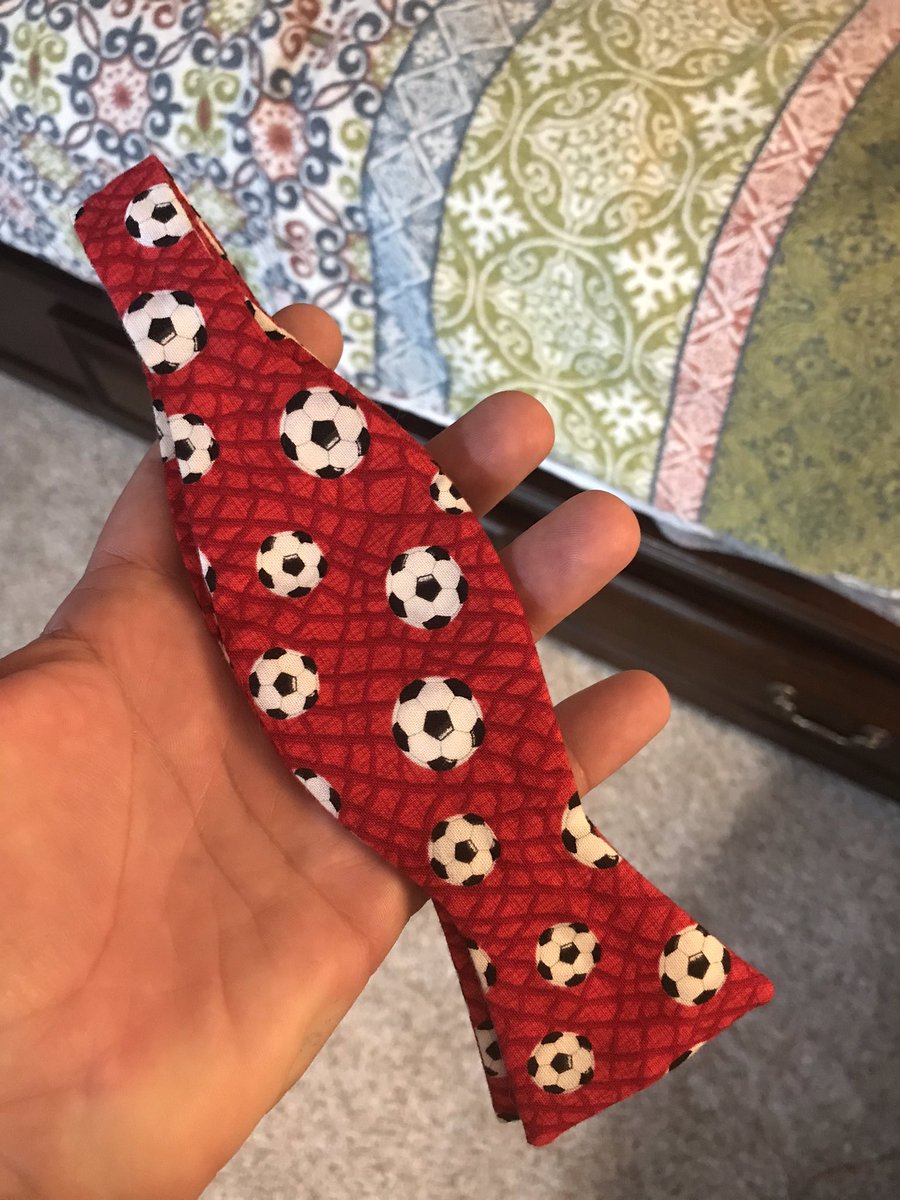 Got my bow tie ready for the first home soccer game of the season tomorrow. Can’t wait to cheer our Lady Wildcats on to victory.