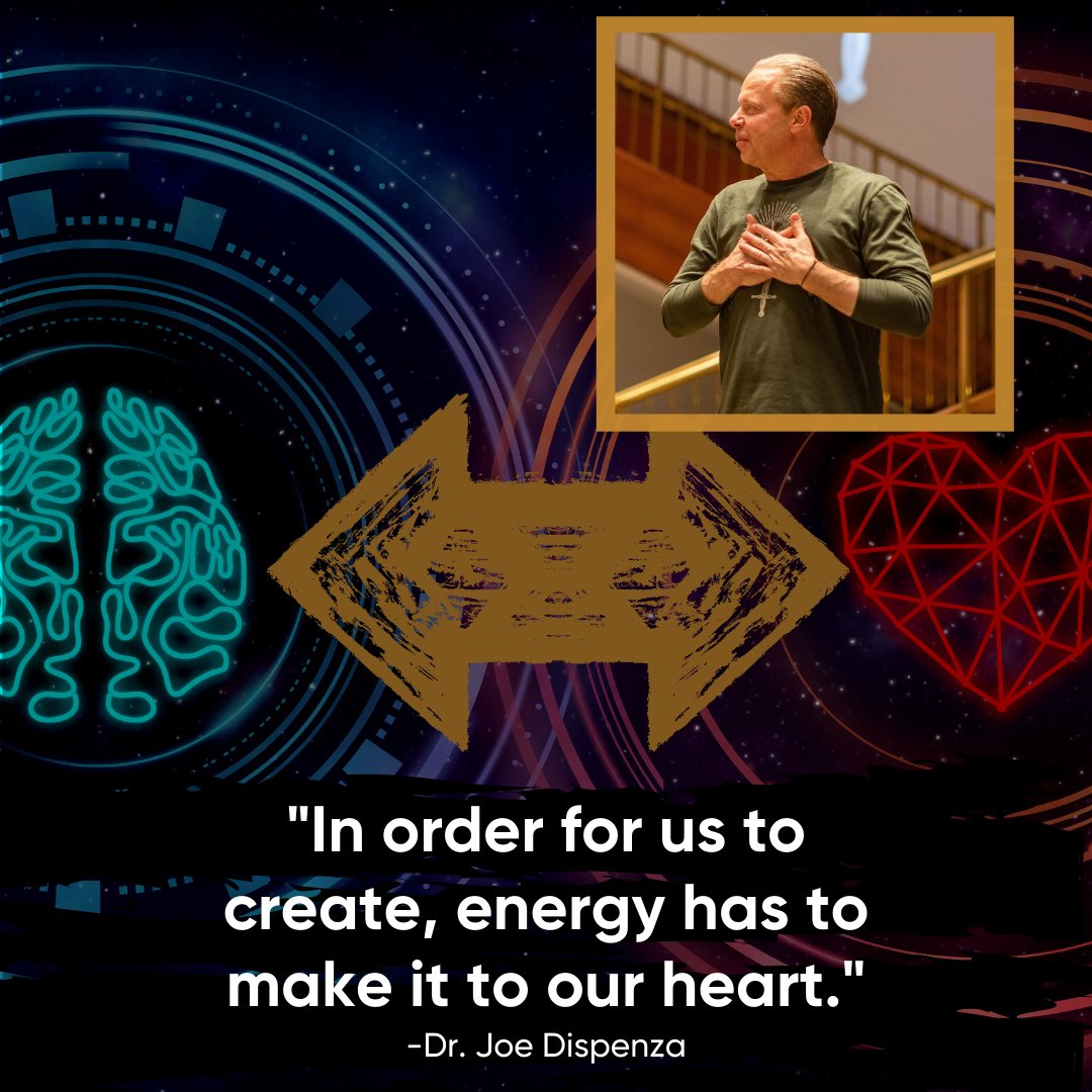 In order for us to create, energy has to make it to our heart.♥️