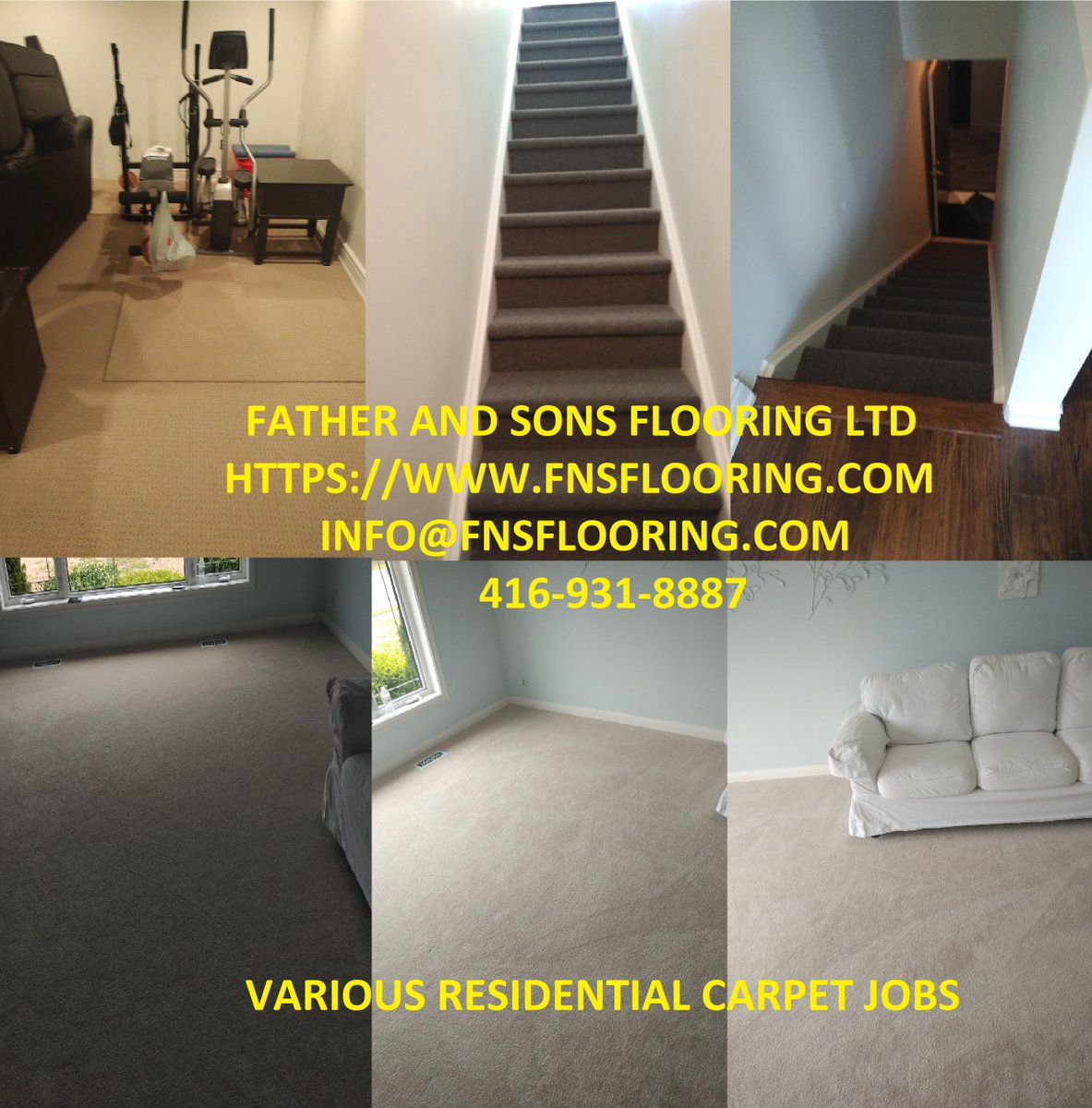 Father and Sons Flooring LTD on Twitter "Some carpet jobs done by us