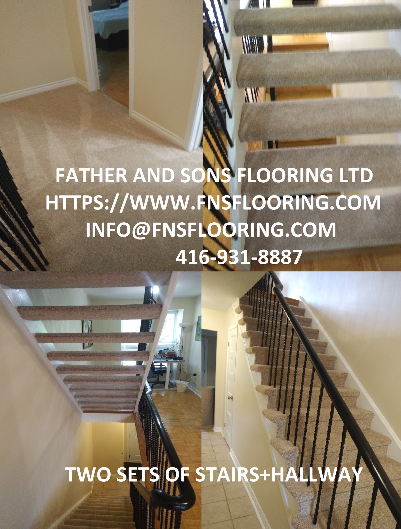 Father and Sons Flooring LTD on Twitter "Some carpet jobs done by us in the Toronto