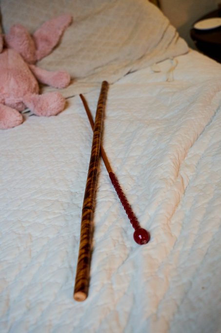 I got some new toys for @sofia_bun to play with.  First up, a new, much more intimidating cane from @Canes4pain<a class="tags" href="/tag/sofia_bun">@sofia_bun</a><a href="/tag/mvsales"class="tags"><span>#mvsales</span></a><a href="/tag/mvtrans"class="tags"><span>#mvtrans</span></a>