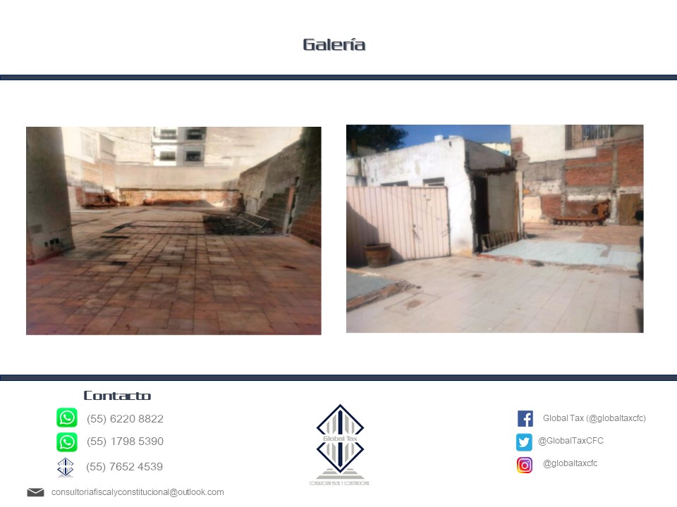 GlobalTaxCFC's tweet image. Ponemos a su disposición 2 terrenos en venta en Colonia del Valle, CDMX. 
$11,000,000.00 c/u.
Estamos a sus órdenes en nuestras vías de contacto.