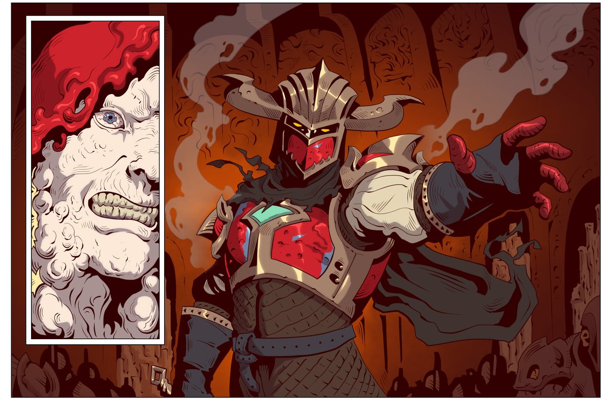 sane_kyle's tweet image. #godharkcomic #pyromancer #indiecomics #comicpanel