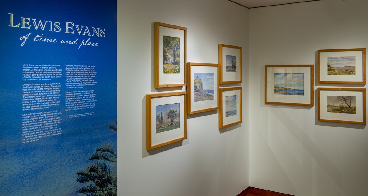 Click here -bit.ly/3g02KZo to read more about our new display, "Lewis Evans: of time and place" which is open now.

📸 Image: Lewis Evans: of time and place display