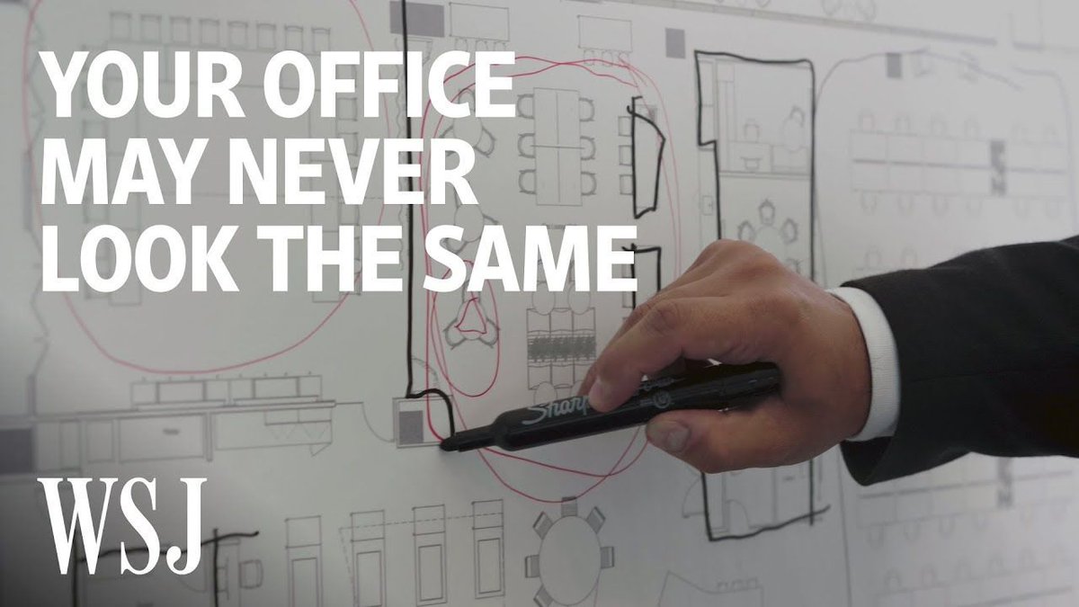 rachaelmyrow's tweet image. So how DO you redesign office space so that it&apos;s safe in the #covid19 world we live in? pre and post vaccine? &quot;We rebuild for flexibility.&quot; buff.ly/3kWkDM2 via @wsj #touchlesstech #betterventilation