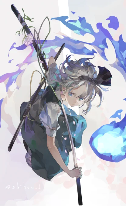 だいたい斬れる妖刀使い⚔️☄️  妖夢ちゃんすき 