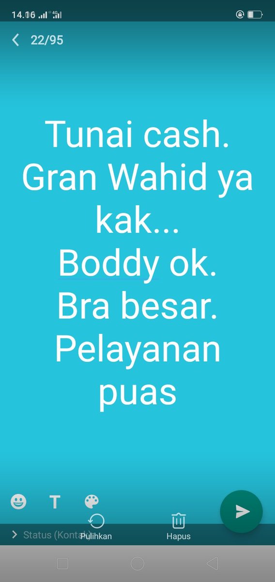 Bunga40825755's tweet photo. #availsalatiga
#cewekbokingansalatiga
Open include cash cod tunai dikamar wa saja
083839571536
#cewekbokinganrealsalatiga
#angelbocashsalatiga 
#bisyarsalatiga
#wpsalatiga
#angelbosalatiga
#bispaksalatiga https://t.co/xGrcnHsk8V