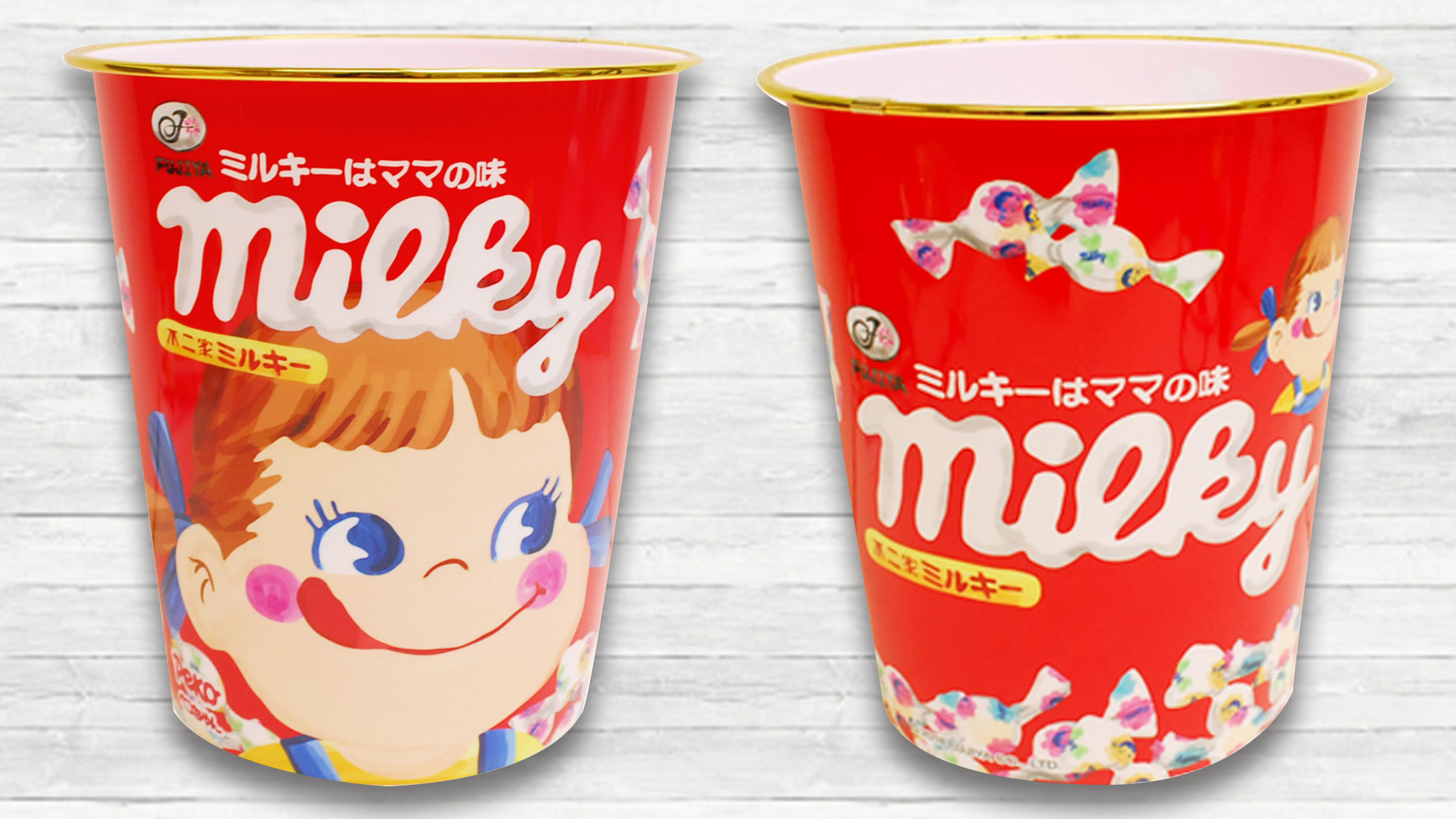 キャラコ ミルキー柄がレトロで可愛い ペコちゃんの ゴミ箱 だよ リビングや子供部屋などで使えば お部屋のアクセントになって T Co Agf1jvrjqd キャラクター キャラコ 不二家 ペコちゃん ミルキー プラダストボックス ゴミ箱