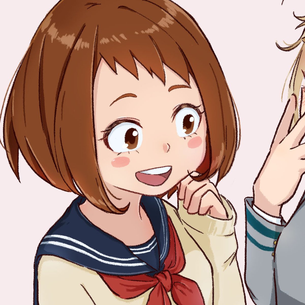 ヒロアカ 制服交換 ふたりともかわいいよ 僕のヒーローアカデミア ヒロアカ もちだちものイラスト ヒロアカ 制服交換 ふたりともかわいいよ 僕のヒーローアカデミア ヒロアカ もちだちものイラスト