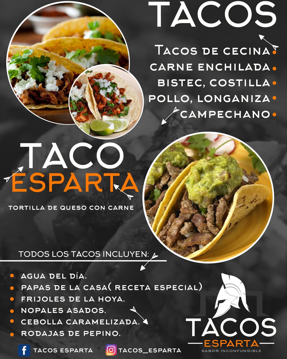 Juan77394472's tweet photo. #tacos_esparta #tacos #vitaminat #foodlover https://t.co/ia3C7EFLgN