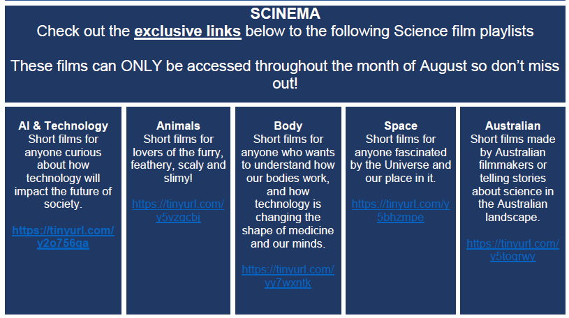fountaingatesc's tweet photo. FGSC SCIENCE WEEK 2020
ACTIVITIES TIMETABLE!

Additionally, the FGSC Student Science Photography and Film Competition deadline has been extended!

Submit an original photo or short film that shows how “Science is Everywhere” to fountaingatesc@gmail.com by Friday 21st August. https://t.co/etKpsT0e59