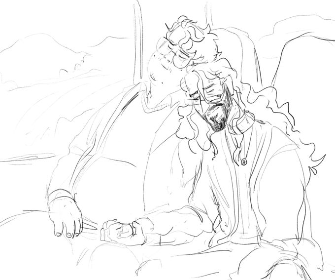 Quick post-159 jonmartin train doodle #magnuspod 