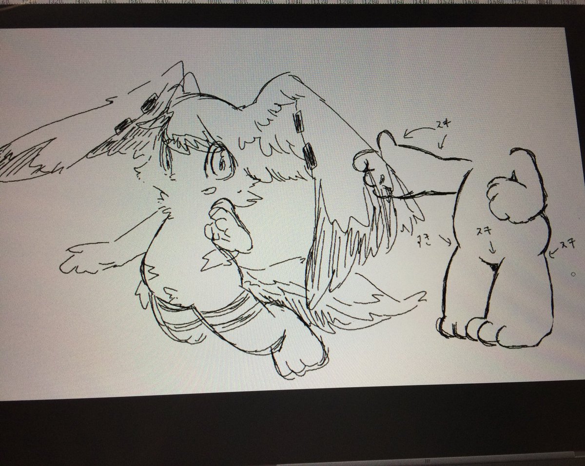 オリキャラと私が理想とするデフォルメケモの体型というか見た目 