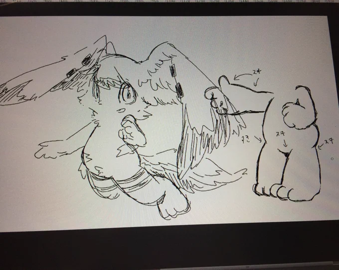 オリキャラと私が理想とするデフォルメケモの体型というか見た目 