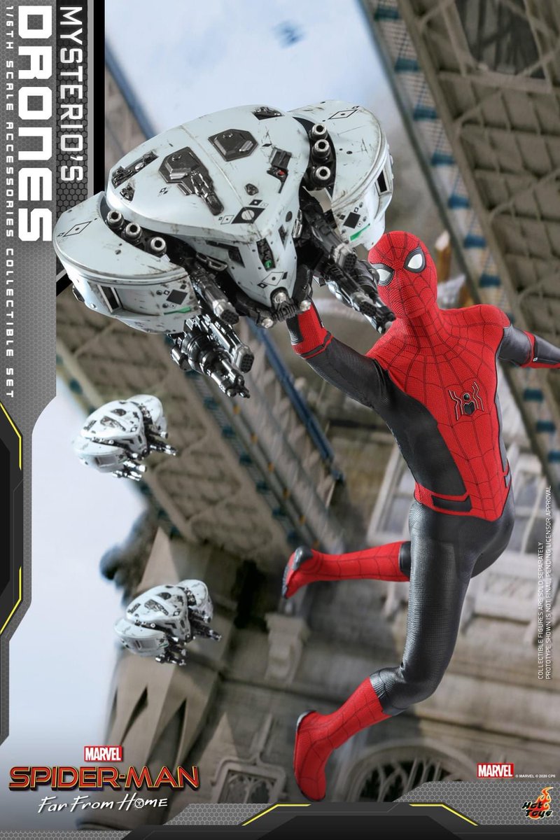 S_U_works's tweet photo. 【Spider-Man: Far From Home - 1/6th scale Mysterio's Drones Accessories Collectible Set】
#HotToys #ホットトイズ #スパイダーマン #Marvel #MarvelStudios #SpiderMan #FarFromHome #SMFFH #Mysterio https://t.co/OaZxeYan0e