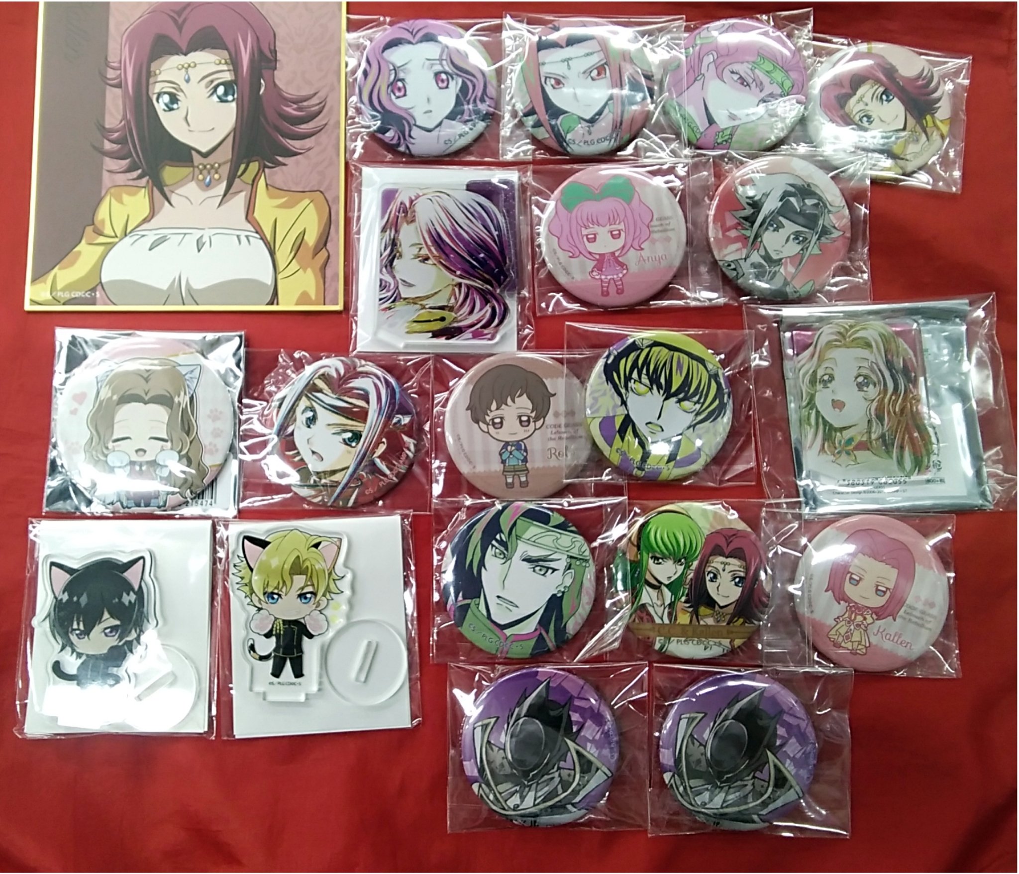 K Books キャラ館 少年まんが 入荷情報 コードギアス カレンをメインに コーネリア ユフィ ロロ ジノ ルルーシュのグッズが入荷しました Kbooks アニメ館 池袋 コードギアス T Co Cxveikt0wj Twitter