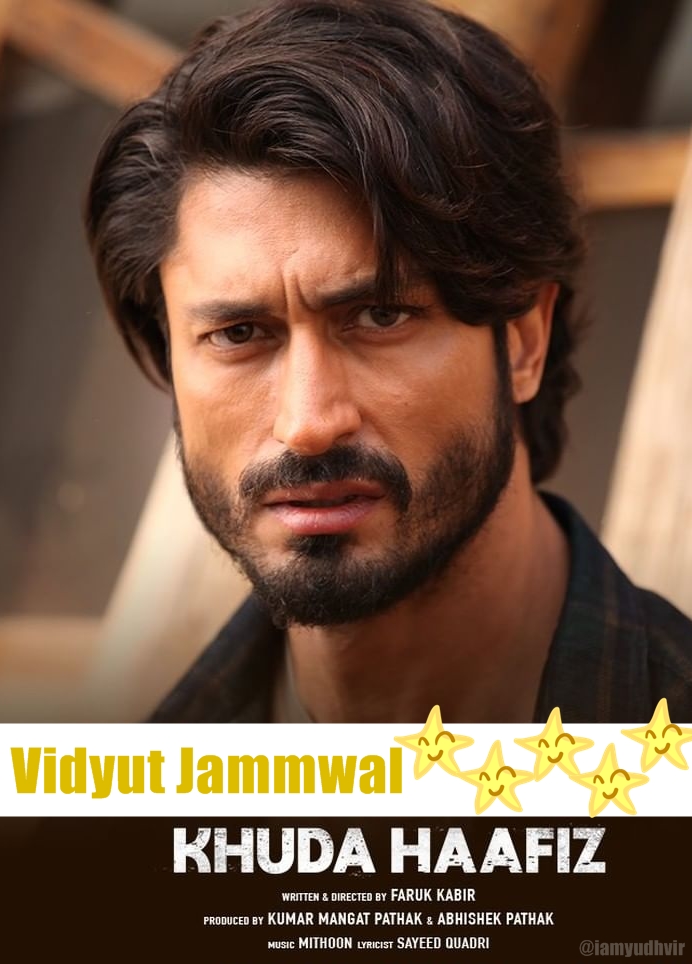 iamyudhvir's tweet photo. A complete Vidyut Jamwal show! It's not just about action now, @VidyutJammwal proved that he can give 5 star performance in almost any kind of role!
#MustWatch #KhudaHaafiz https://t.co/Not1KOgVTw