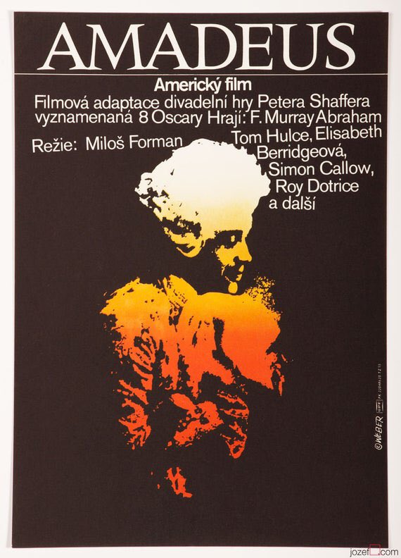 FILM OF THE DAY: Composer Antonio Salieri was born on this day in 1750, here’s the lavishly produced fictionalized multi Oscar winning account of his plot to murder Wolfgang Mozart out of jealousy, from the clever play by #PeterShaffer#Amedeus#MilosForman#movie#Mozart#film#1984