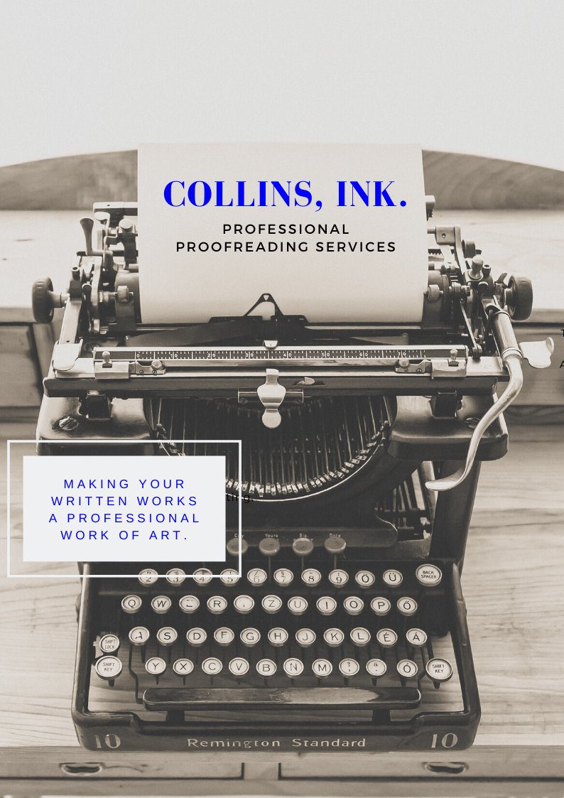TenishaCollins4's tweet photo. The best proofreading and editing tips are no substitute for a fresh set of eyes. No matter if YOU are working on a short story, college essay or publishing content for your business, I can improve your content.
#tuesdaytips #editing #collinsink #tenishac https://t.co/4fzDPp6YLw