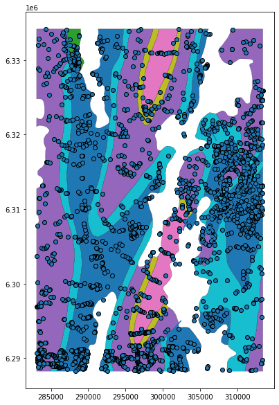 lachlanjgrose's tweet photo. Automatic #3DGeologicalModelling using #LoopStructural and #map2loop - 3 minutes from survey map to model (on a standard laptop)! Check out the #opensource #python libraries on https://t.co/EIblxJ1nAY - this area is in South Australia using #GSSA data #geology #loop https://t.co/oZt20C1TU5