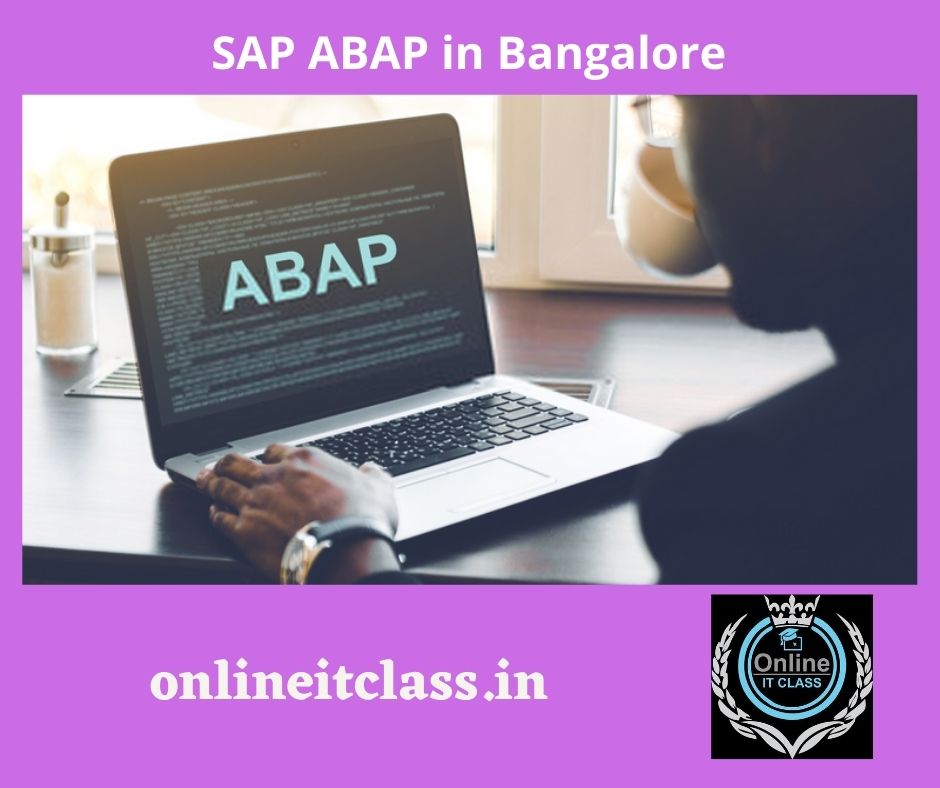 OnlineITClass1's tweet image. SAP ABAP is a programming language, created and maintained by SAP AG. It is used in SAP ERP Software and the general report creation processor.
7996737373
Mail Us: onlineitclassbnglr@gmail.com
onlineitclass.in
#onlineitclass
#SAPABAP
#onlinejavatraining
#Placement