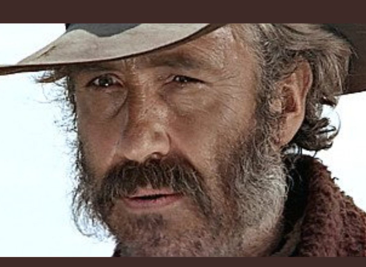 In his final stage Franz Joseph could stare down Jason Robards in ONCE UPON A TIME IN THE WEST..