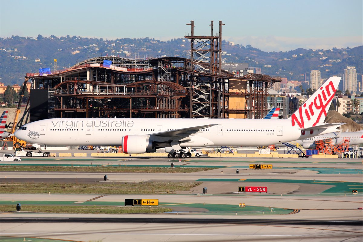 AAAvPhotography's tweet photo. #VHVOZ @VirginAustralia @BoeingAirplanes #Boeing777300 #Lax #LosAngeles #laxairport #planespotting #avgeek #aviation #airliners #airplanes #aviationdaily #aviationlovers #AAAvph https://t.co/fNeX01Qi8a