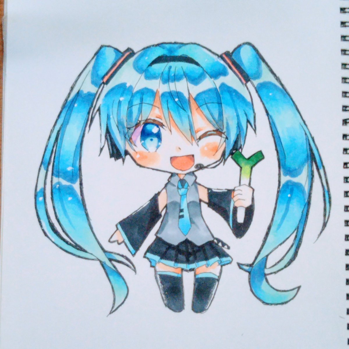 あいうえお No Twitter 2頭身の初音ミクちゃんをコピックで描いてみました 制作時間 5時間 初音ミク 初音ミクのイラストだけで興味を持ってくれる方へ届け イラスト好きと繋がりたい コピック あいうえお No Twitter 2頭身の初音ミクちゃんをコピックで描いてみました 制作時間 5時間 初音ミク 初音ミクのイラストだけで興味を持ってくれる方へ届け イラスト好きと繋がりたい コピック