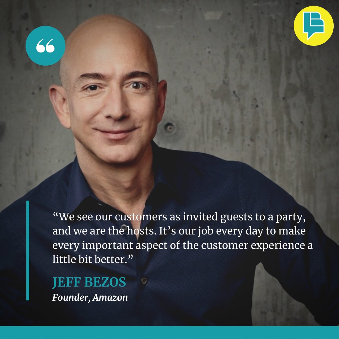 David_choudhury's tweet photo. "We see our #customers as invited guests to a party, and we are the hosts. It's our job every day to make every important aspect of the customer experience a little bit better." - @JeffBezos

#ecommerce #amzon #cx #copywriting #copywritingservices #brandstell #brandstorytelling https://t.co/T77FYjuA8g