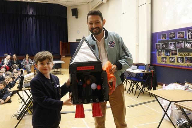 SJCSouthsea's tweet photo. In November, to celebrate 50 years since the first moon landing, we welcomed local schools to join us for our Science Day: The Moon Landings event! #studentsthrive #sjcmemories https://t.co/yB64UqFXQ4
